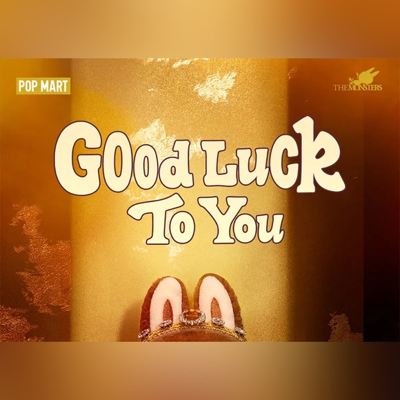 GOOD LUCK TO YOU Vinyl Plush Doll Pendant Pop Mart LABUBU LIMITED EDITION - Picture 5 of 10